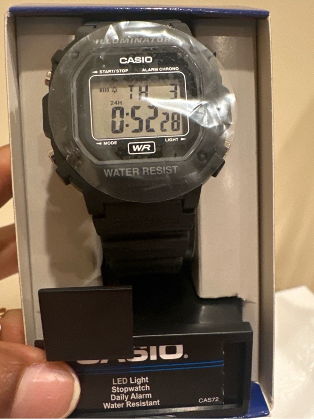 Black Digital Sports Watch with Rugged Design Casio - Picture 3 of 3
